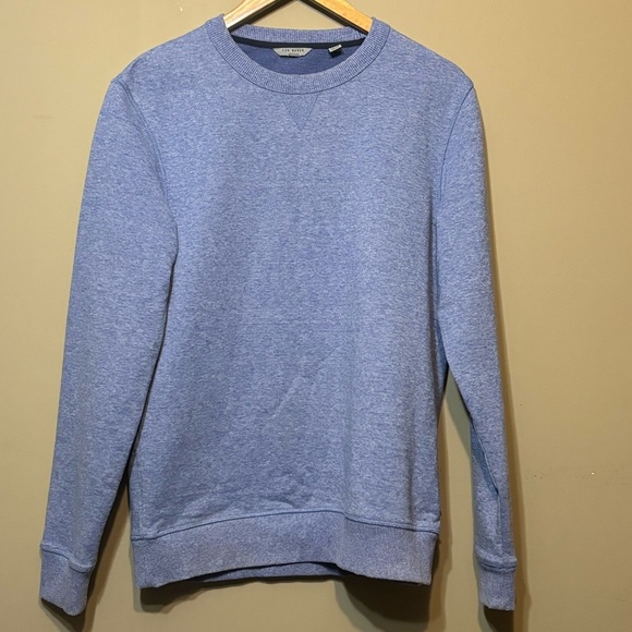 TED BAKER LONDON Cotton Blend Crewneck Sweatshirt - Picture 1 of 5